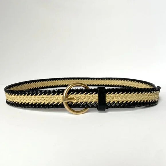 Sandro size T1 Black Belt with Gold Buckle Leather belt in Black for Women | Sandro Paris main image 4